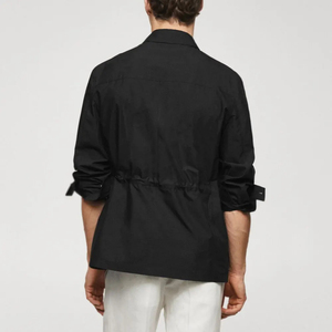 Custom Embroidery Logo <b>Men</b> Plain Dyed <b>Jacket</b> <b>Long</b> Sleeve Stand Collar <b>Men</b> Polyester <b>Jackets</b> Latest Design <b>Men</b> <b>Jackets</b> - Product Image 2