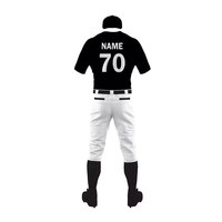 Fabrication en usine de vêtements de sport, uniforme de baseball, couleur personnalisée, polyester de haute qualité, respirant, durable pour adultes