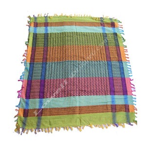 Écharpe en coton multicolore pour femme, écharpe Shemagh de qualité supérieure, écharpe tactique arabe du désert, châle doux et respirant, 48x48 pouces - Product Image 6