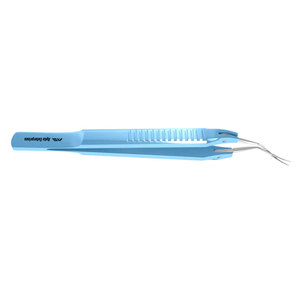 Pinzas Oftálmicas con Escala de 2.50/5.00 mm, Diseño de Acción Cruzada para Incisiones de 1.50 mm, Curvas, de Acero Inoxidable, Microquirúrgicas - Product Image 4
