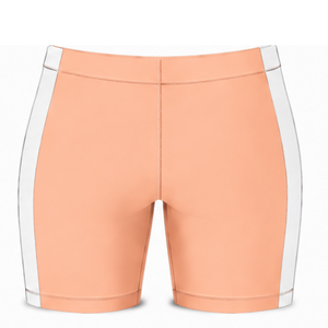 Peach Football Shorts Athletic Uniform Shorts Team Training Wear Custom <b>Sports</b> <b>Apparel</b> Performance Clothing - Product Image 2