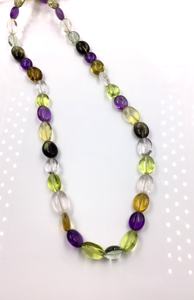 ลูกปัดรูปไข่แบบกึ่งเรียบธรรมชาติสำหรับทำเครื่องประดับอัญมณีชั้นดี สร้อยคอ - Product Image 6