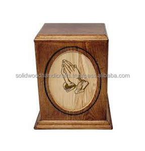 Urnas de madera profesionales para adultos con cenizas humanas que admiten urnas de madera personalizadas - Product Image 1