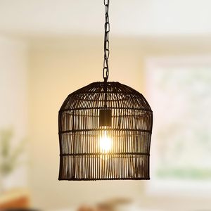 <b>Wicker</b> Rattan <b>Lampshade</b> Decorative Pendant Lamp Shade Eco Friendly Handmade Wholesale Manufacturer OEM ODM - Product Image 5