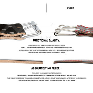 Ceinture de musculation avec soutien lombaire ferme, ajustement réglable pour l'haltérophilie, les squats, les soulevés de terre, l'exercice physique et la salle de sport - Vente en gros - Product Image 5