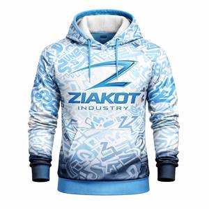 Vente en gros Livraison directe Sweat-shirt à capuche de sport camouflage noir cousu sur mesure au crochet brodé et teint en plaine pour l'hiver - Product Image 5