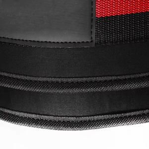 Cinturón de Neopreno con Soporte Lumbar Reforzado y Cierre de Hebilla para Dips con Peso y Calistenia, Negro/Rojo, Cinturones de Levantamiento de Pesas - Geo Brother Co - Product Image 2