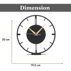 Contemporary <b>Desk</b> Mantel <b>Clock</b> Luxury Home Decor Modern Minimalist Aesthetic Interior Design Mechanical Hourly Anniversary - Product Image 5