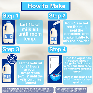 Poudre de culture de kéfir japonais Avantages digestifs prouvés Aliments fonctionnels dans un sac Style congelé - Product Image 4