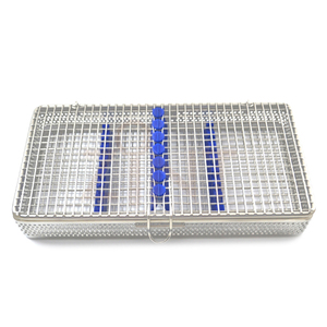 Bandeja de malla reutilizable para esterilización manual de 7 instrumentos, de acero inoxidable para autoclave, para instrumentos dentales - Product Image 4