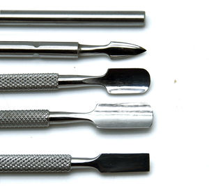 Professional <b>Nail</b> Art Stainless Steel Cuticle Spoon Remover Pusher Manicure Pedi - Product Image 5