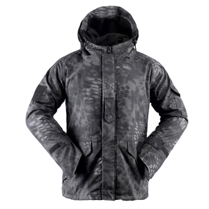 Chaqueta táctica de exterior para hombre con logotipo personalizado, sudadera con capucha, abrigo de camuflaje de invierno, chaqueta deportiva impermeable de softshell - Product Image 1