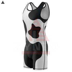 Singlet de Lucha Libre Personalizado de Alta Calidad, en Poliéster, Diseño OEM Sublimado, Unisex, Venta Caliente - Product Image 4