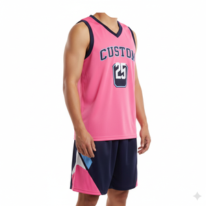 Uniforme de basket-ball pour hommes, réfléchissant, sur mesure, OEM, vente en gros - Product Image 5