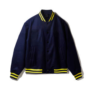 High Quality Lightweight <b>Men's</b> Varsity <b>Jacket</b> Custom Logo Solid Color Breathable Fabric Plus Size Casual Wear Varsity <b>Jacket</b> - Product Image 1