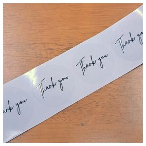 สติกเกอร์ขอบคุณที่กำหนดเองราคาโรงงาน - Product Image 2