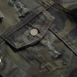 Chaqueta de mezclilla para hombre con logotipo personalizado de alta calidad a bajo precio, talla grande, transpirable, chaqueta de invierno personalizada para hombre - Product Image 4