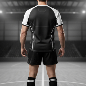 Ensembles d'uniformes de rugby personnalisés imprimés par sublimation à prix d'usine, maillots et shorts de rugby professionnels unisexes, séchage rapide, antibactériens - Product Image 5