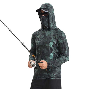 Sudadera con Capucha para Pesca para Hombre, Protección UPF 50, Secado Rápido, 100% Poliéster, Sublimación Completa, Cierre de Pullover - Product Image 4