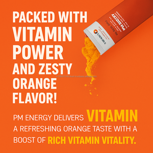 PM Jus Énergie Multivitamine Vitamine B Vitamine C Supplément Vitalité Quotidien 30 Bâtons - Product Image 6