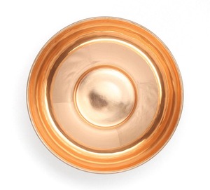 Bol en cuivre fait main avec motif d'oiseau en émail coloré, style oriental, pour servir des aliments, offrir en cadeau, taille personnalisée et produit en vente. - Product Image 4