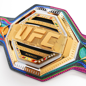 Ceintures de champion UFC Legacy personnalisées avec plaque nominative, en alliage de zinc, équipement MMA de qualité supérieure, confortable, unisexe, durable, 4MM 6MM, taille moyenne - Product Image 3