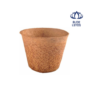 กระถางดอกบัวสีน้ำเงิน ทำจากใยมะพร้าว ย่อยสลายได้ เป็นมิตรกับสิ่งแวดล้อม ทนทาน ใช้ในสวน ดีไซน์ทรงสี่เหลี่ยม ไม่เคลือบผิว สไตล์วินเทจคลาสสิก - Product Image 1