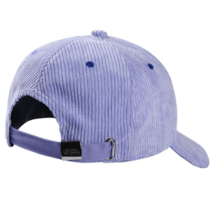 Laserbay Corduroy Baseball Cap 6-Panel Embroidered Logo Adjustable Unisex Casual <b>Hat</b> Light <b>Purple</b> - Product Image 4