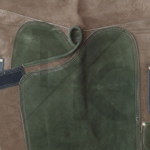 Más Vendido: Delantales de Herrador de Cuero Genuino, Delantales Completos Profesionales Multifunción de Alta Resistencia con Cierre de Hebilla para Seguridad Equina - Product Image 2