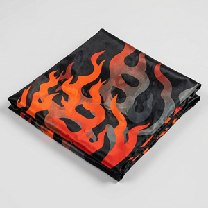 Pantalones Cortos de Boxeo con Estampado Digital de Patrón de Fuego OEM, Pantalones Cortos de Lucha de Alta Calidad con Corte Curvo y Aberturas Laterales para Hombre, para Gimnasio - Product Image 6