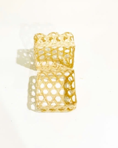 ผลิตตะกร้าไม้ไผ่สีทรงกลมหลายขนาดตามคำขอของลูกค้าสำหรับเก็บอาหารของขวัญจากเวียดนาม - Product Image 1