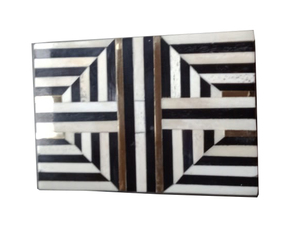 <b>Rectangular</b> Flower Pattern Eco-friendly Wood Home Decor Storage Accessory Jewellery Box - Product Image 4