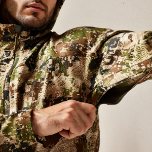 Custom Made Men's Winter Jacket Hunting Wear Waterproof Windproof Moisture-Wicking Breathable Soft <b>Shell</b> Fabric Camouflage Print - Product Image 5