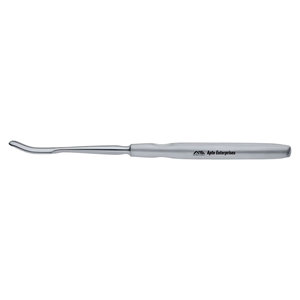 Raspador Glabella de 20 cm, curvo, de empuje y tracción, para cirugía de hueso nasal, rinoplastia y contorno facial - Product Image 1
