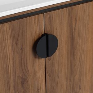 Mobile bagno freestanding da 30 pollici con 2 ante e struttura in legno ingegnerizzato (solo mobile) - Product Image 3