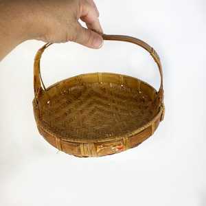 Marvelous Bamboo Rattan Serving <b>Tray</b>,Decorative Handmade <b>Table</b> Ware <b>Tray</b> for Storage <b>Table</b>,Farmhouse Home Decor - Product Image 6