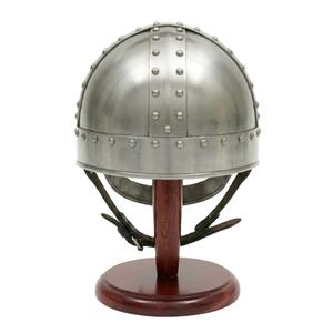 Casco Vikingo Medieval Hecho a Mano de Acero Suave para Cabeza y Rostro, Armadura para Cosplay, Reenactamiento, Casco de Guerrero Nórdico del Renacimiento Histórico - Product Image 3