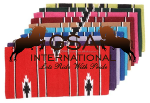 Almohadillas para sillas de montar occidentales con diseño tradicional navajo, 32 x 32, 30 x 30, parte superior de algodón/acrílico, relleno de espuma/fieltro, forro de lana - Product Image 5