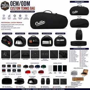 Custom Canvas Waterproof Travel Bag with Zipper Closure Durable Portable Sports <b>Case</b> Large Capacity Shoe Compartment Black - Product Image 4