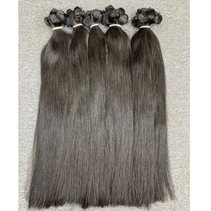 Extensiones de cabello lacio natural de cabello humano vietnamita crudo un donante 100% cabello virgen crudo sin procesar de Vietnam - Product Image 2