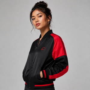 Chaqueta Bomber Acolchada para Mujer, Última Moda, Nuevo Diseño, Cálida, Invernal, con Cierre, Transpirable, Resistente al Viento, Ecológica, Informal - Product Image 3