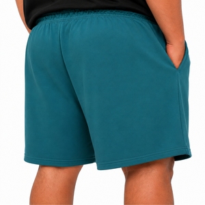 Shorts de détente pour hommes grandes tailles, confortables pour l'été, coupe décontractée, style moderne et décontracté, en coton doux et confortable. - Product Image 4