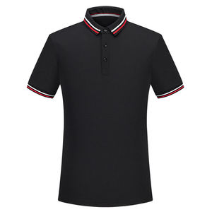 เสื้อโปโลชายผ้าฝ้าย 100% แขนสั้นทรงเข้ารูป สั่งทำได้ พร้อมปักลายสีตัดกัน มีไซส์ใหญ่ - Product Image 2
