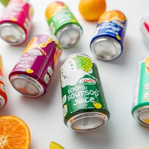 เครื่องดื่มน้ำผลไม้ธรรมชาติจาก100% 330มล. เครื่องดื่มกระป๋องจากเวียดนาม - Product Image 2