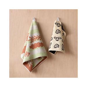 Arbre brodé gaufré de différentes couleurs personnalisable, serviettes absorbantes de cuisine, vaisselle, serviette de nettoyage grande maison - Product Image 5