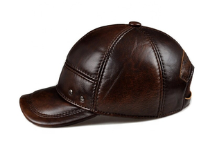 Gorra de Cuero Genuino Personalizada de Primera Calidad, Ajustable, con Logotipo Bordado, Fabricante OEM - Product Image 2