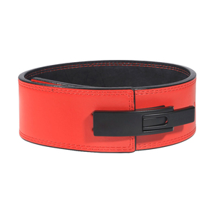 Cowhide Leather Heavy Duty Non-Slip Weight Lifting Belt Stainless Steel Lever Buckle Professional Protection Deadlift Training - Product Image 2