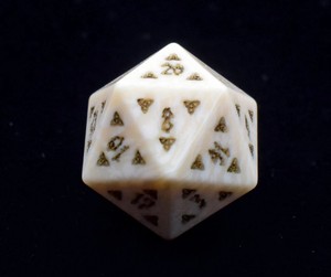 Jeu de dés en os personnalisés avec numéros, finition lisse, artisanat unique, pièces de jeu de table - Product Image 5