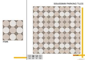 Baldosas de estacionamiento exteriores resistentes a la carga de 500x500 mm diseñadas para mantener la estabilidad bajo peso continuo y condiciones ambientales adversas. - Product Image 5