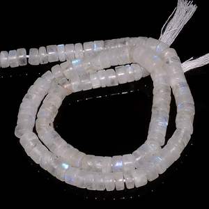 Al por mayor Cuentas de Piedra de Luna Arcoíris, Cuentas de Piedras Preciosas Naturales para Fabricación de Joyas, 5 Hilos de Piedras Sueltas - Product Image 4